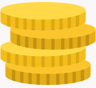 Stack of Coins Affordable Section Stack of Coins