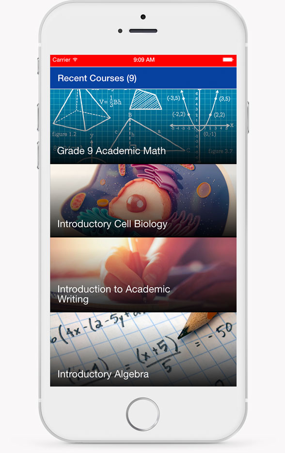 Grade 9 Academic Math Course List Grade 9 Academic Math Course List