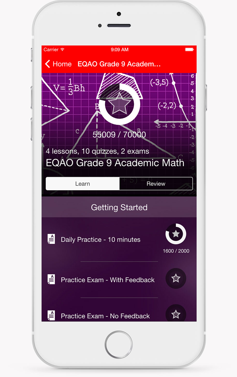 EQAO Academic Math Course List