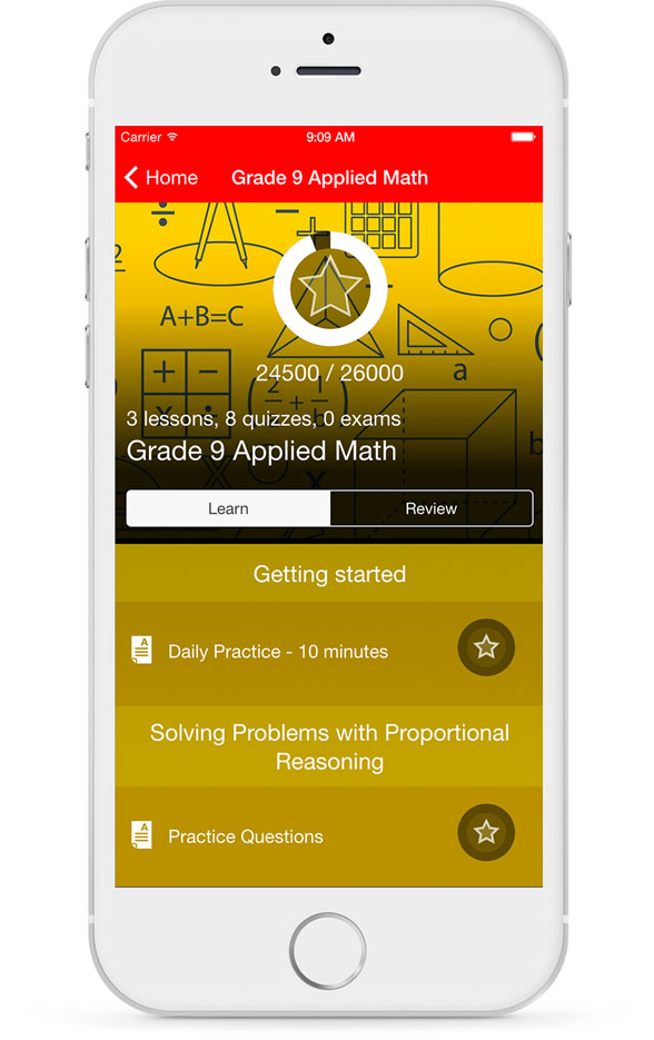 Grade 9 Applied Math Course List Grade 9 Applied Math Course List