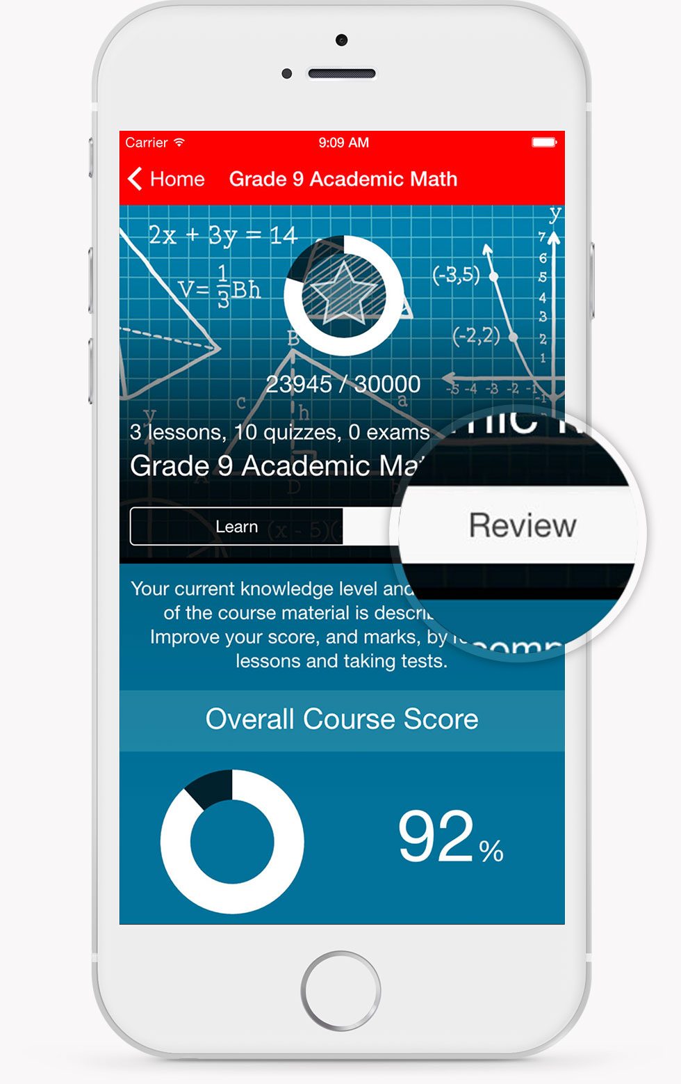 Grade 9 Academic Math Review Screen Grade 9 Academic Math Review Screen