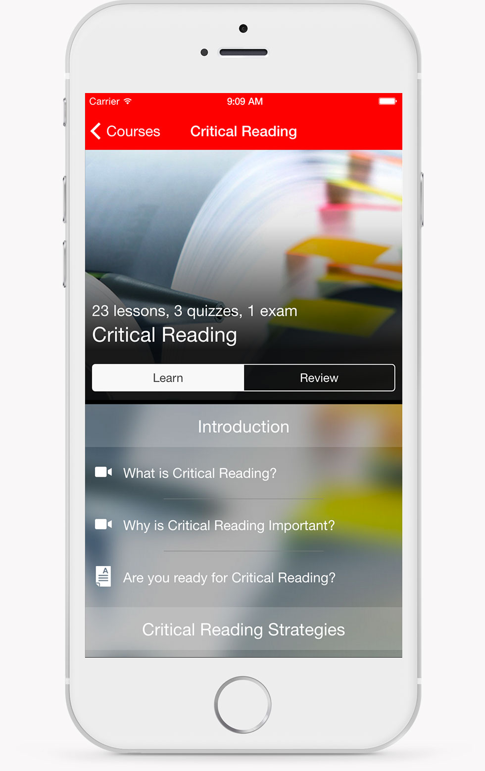 Critical Reading Learn View Critical Reading Learn View